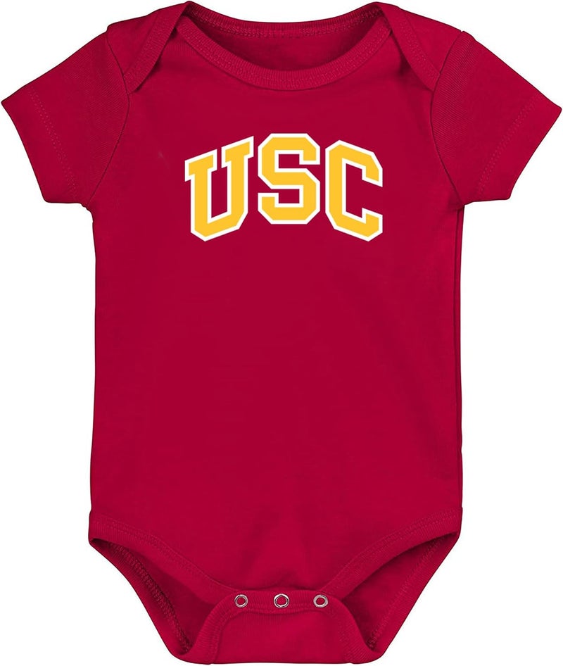 Future Tailgater USC Trojans Southern California Baby Logo Bodysuit - Image 1
